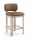Paloma - Faux Leather Upholstered Counter Stool (Set of 2)