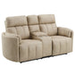 Elison - Motion Loveseat With Console & Storage