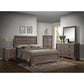 Lyndon - Eastern King Bed - Weathered Gray Grain