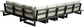Maldives - 5 Piece Water Resistant Outdoor Patio Modular Sectional With Gray Base