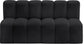 Arc - Faux Leather 2 Seats Modular Sofa