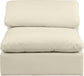 Comfy - Faux Leather Armless Chair