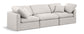 Indulge - Linen 3 Seat Modular Sofa