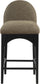 Waldorf - Boucle Stool With Black Legs