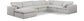 Comfy - 7 Piece Linen Modular Sectional With Chaise