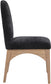 Waldorf - Chenille Dining Side Chair With Natural Legs