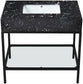 Marmo - Engineered Marble Bathroom Vanity With Black Base