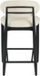 Riccio - Stool - Black Frame