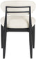 Riccio - Fabric Dining Side Chair (Set of 2) - Black Frame