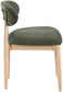 Riccio - Fabric Dining Side Chair (Set of 2) - Natural Frame