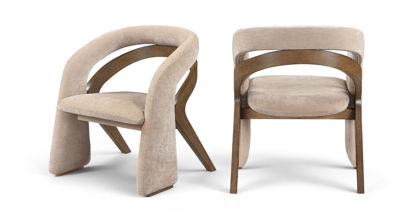 Riven - Fabric Upholstered Dining Chair