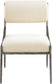 Bastille - Upholstered Dining Side Chair (Set of 2) - Silver Frame