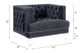 Ansario - Chair - Charcoal Velvet