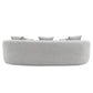 Barasa - Oversize Sofa With 5 Pillows - Gray