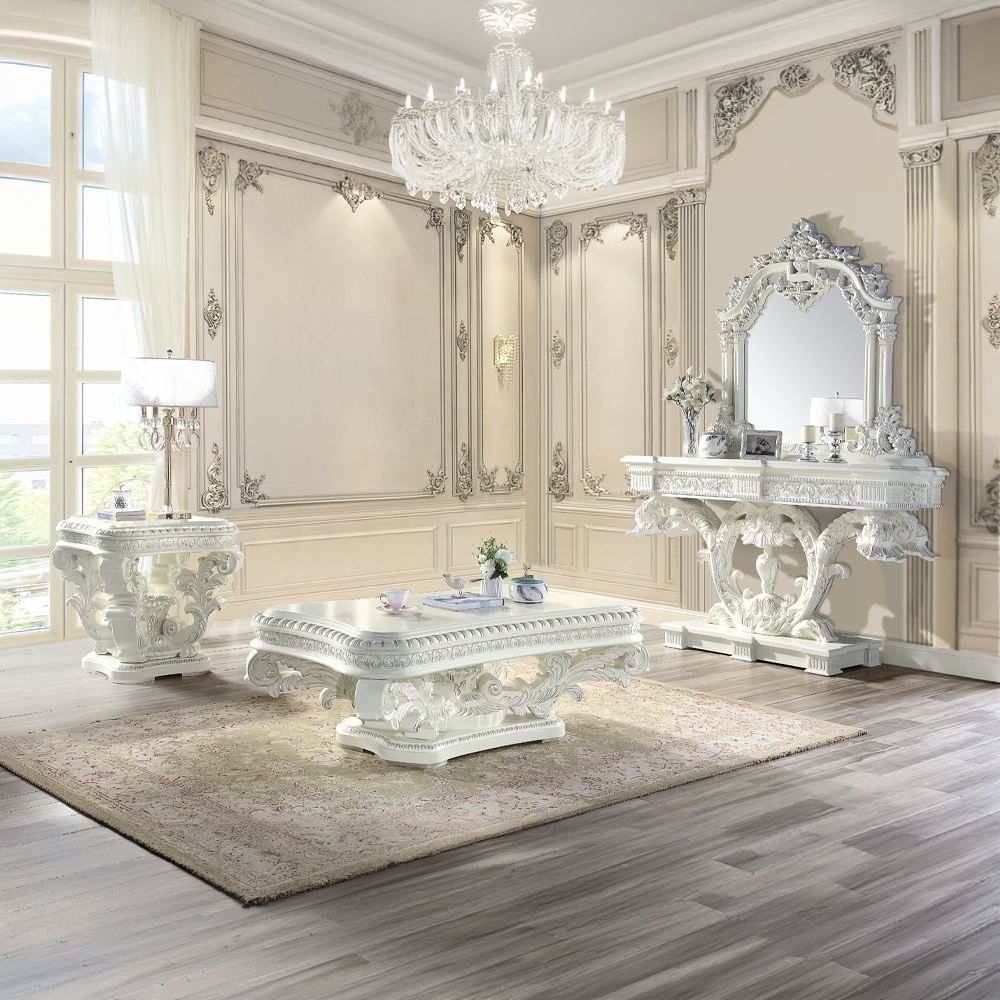 Vanaheim - End Table - Antique White