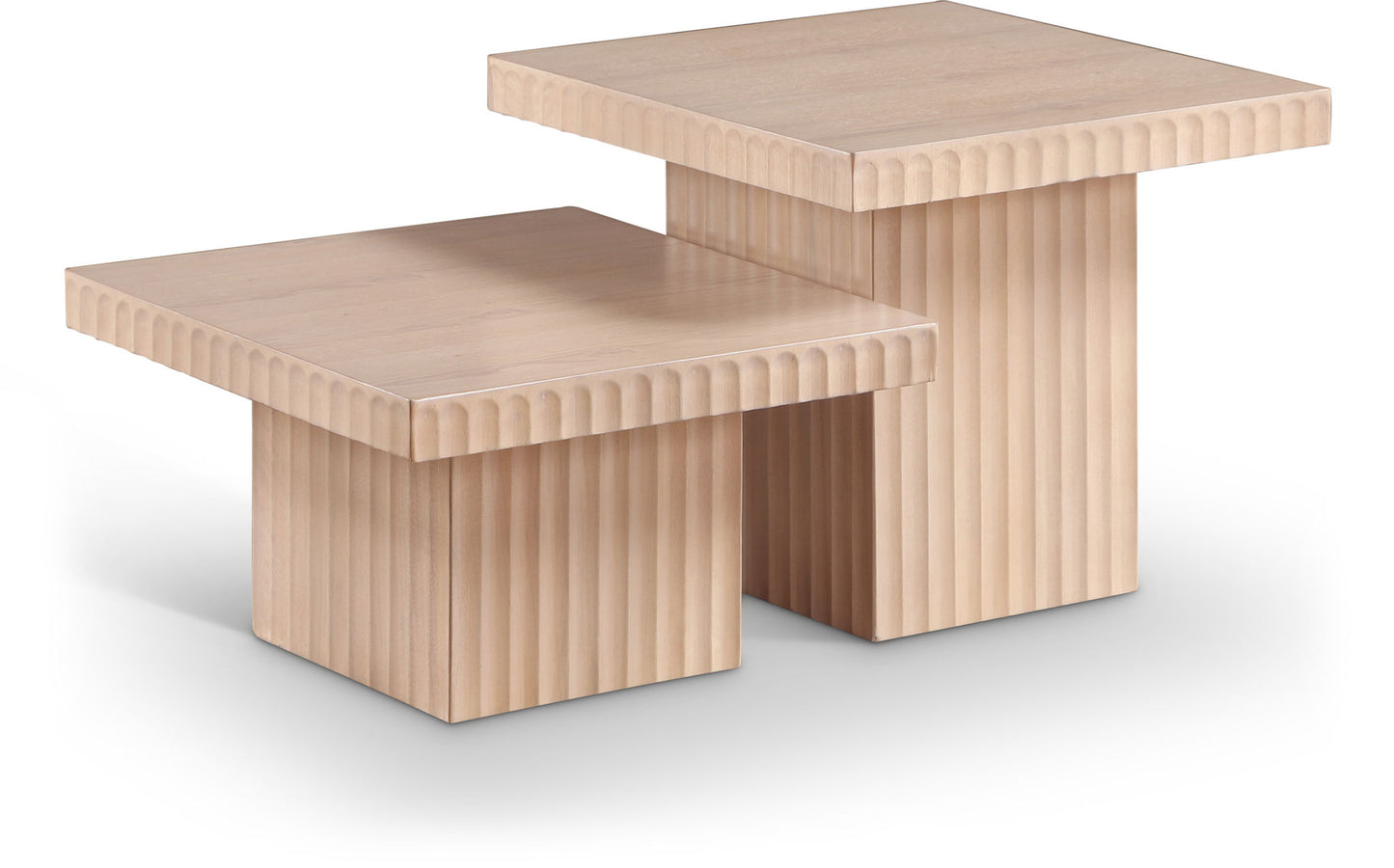 Spencer - Oak Veneer 2 Piece Coffee Table
