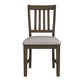 Yellowstone - Dining Side Chair (Set of 2) - Medium Brown / Gray