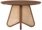 Butterfly - Solid Wood And Natural Cane Table