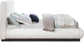 Rigby - Linen Bed With Black Base