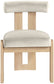 Arienzo - Performance Fabric Upholstered Dining Chair (Set of 2) - Natural Base