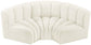 Arc - Velvet 3 Piece Modular U-Shaped Sofa