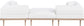 Laguna - 3 Piece 106.5" Outdoor Patio Modular Sofa With Backless Seat