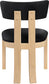 Lavrin - Vegan Leather Dining Side Chair (Set of 2) - Natural Base