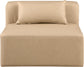 Cube - Armless Chair - Tan