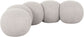Apollo - Boucle Fabric Bench