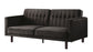 Qinven - Adjustable Sofa - Dark Brown Velvet