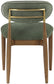 Riccio - Fabric Dining Side Chair (Set of 2) - Walnut Frame