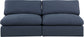 Comfy - Linen Modular Armless Sofa 2 Seats