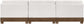 Turin - Chenille Fabric Upholstered Modular Sectional - Cream
