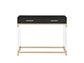 Adiel - Sofa Table - Black & Gold