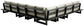 Maldives - 6 Piece Water Resistant Outdoor Patio Modular Sectional With Gray Base