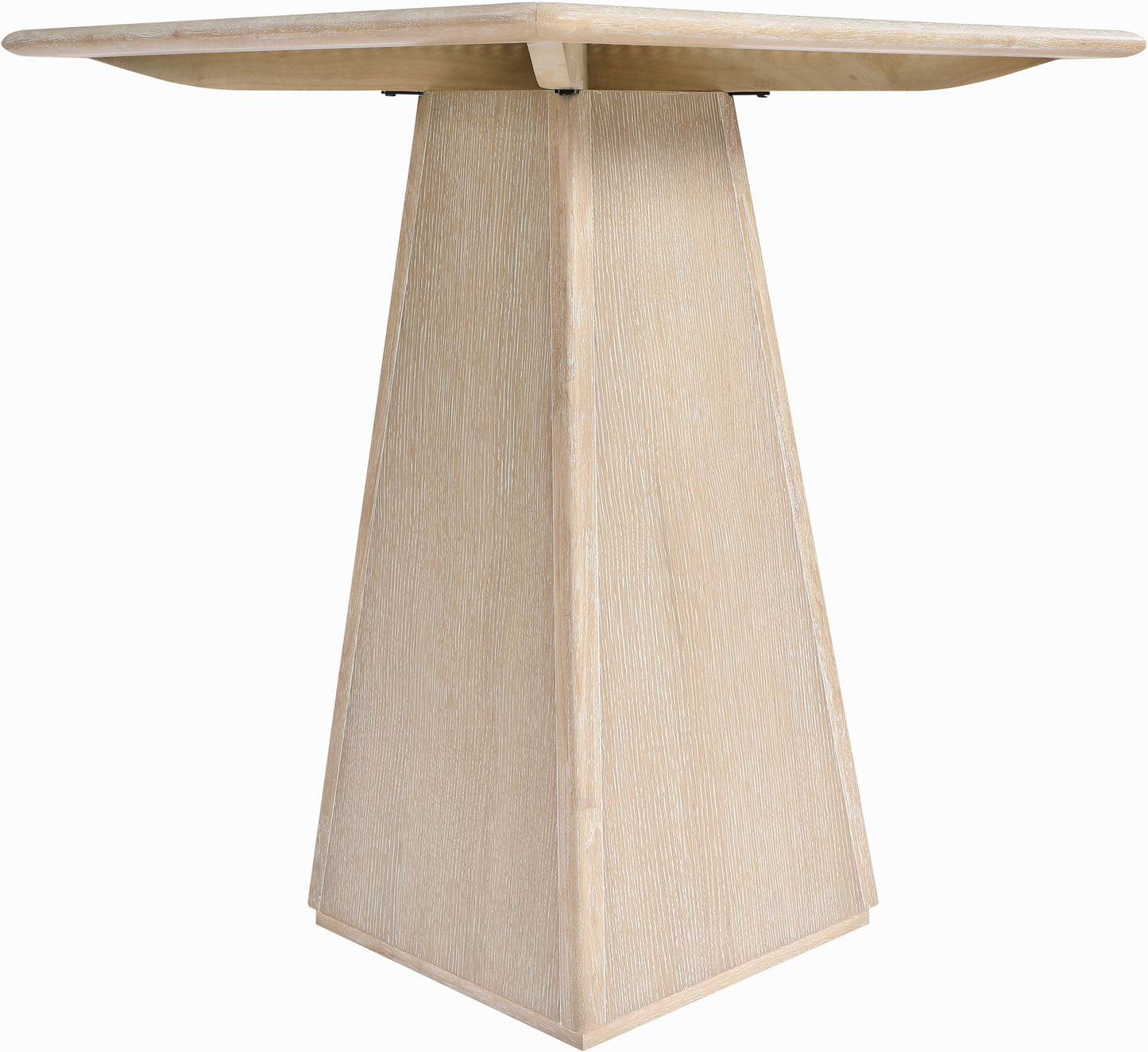 Atrium - Glass Top And Wood Base Dining Table