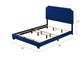 Haemon - Queen Bed - Blue Velvet