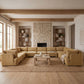 Hammond - Velvet Performance Fabric Upholstered 9 Piece Sectional