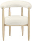 Sable - Vegan Leather Upholstered Dining Chair (Set of 2) - Painted Natural Base