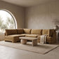 Hammond - Velvet Performance Fabric Upholstered 4 Piece Armless Sectional