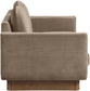 Diviento - Velvet Performance Fabric Upholstered Loveseat