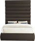 Adam - Boucle Fabric Bed With 89" Headboard