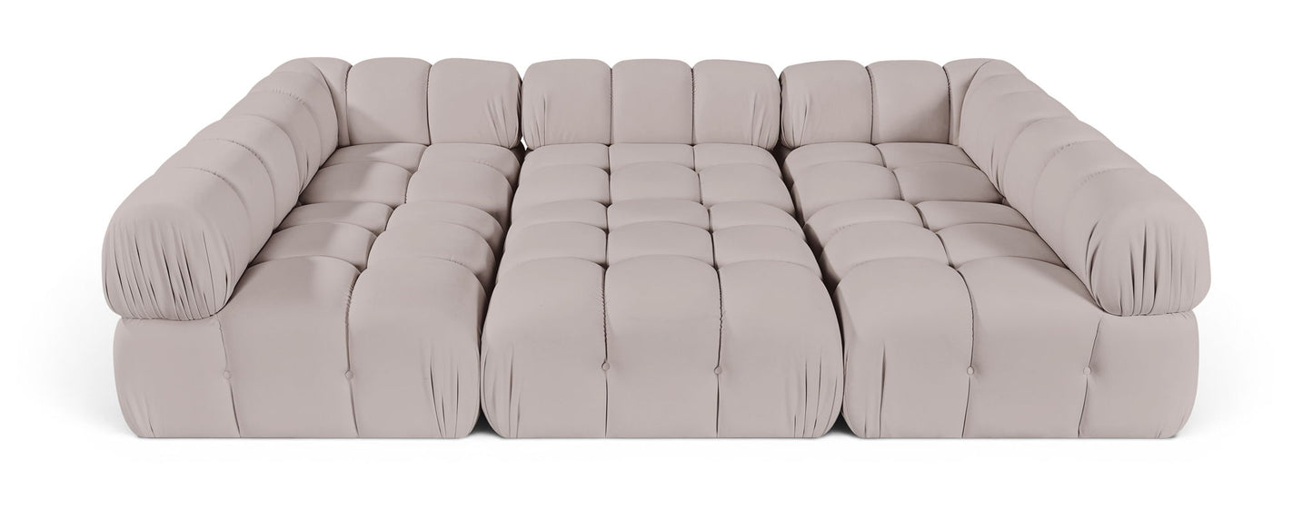 Orin - Velvet 6 Piece Modular Sectional