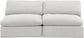 Comfy - Velvet Modular Armless Sofa 2 Seats