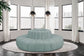 Arc - Faux Leather 8 Piece Round Modular Sofa