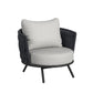 Bali - Chairs With Olefin (Set of 2) - Dark Gray