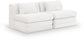 Stellar - 2 Piece 76" Upholstered Modular Armless Loveseat