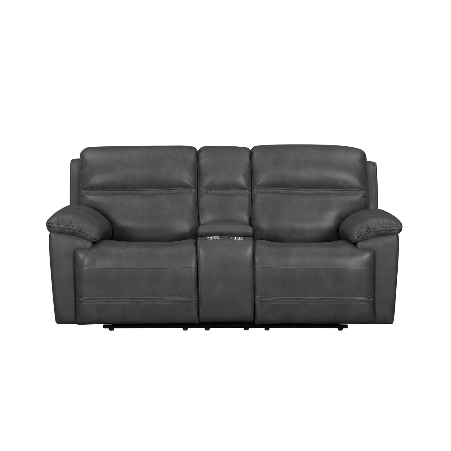 Camaro - Motion Loveseat With Console - Nugget Gray