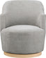 Clarita - Chenille Swivel Accent Chair