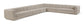 Modari - Sectional - Beige